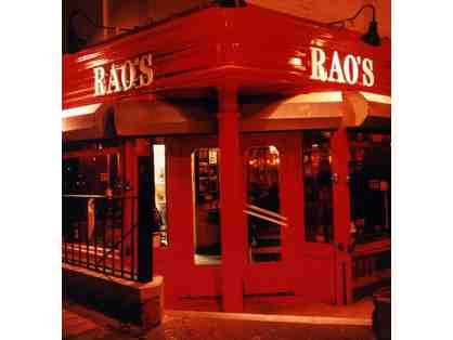 Rao's dinner reservation for Nov. 28