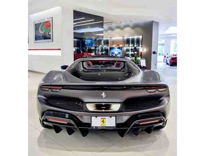 Drive the all-new 296 GTS Ferrari for the day, and enjoy lunch at Mangia Tuscano