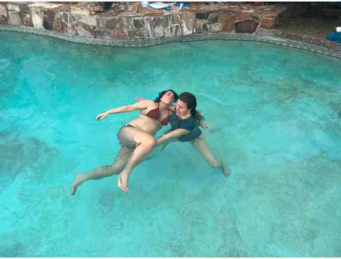 Aquatic Bodywork session with Erin