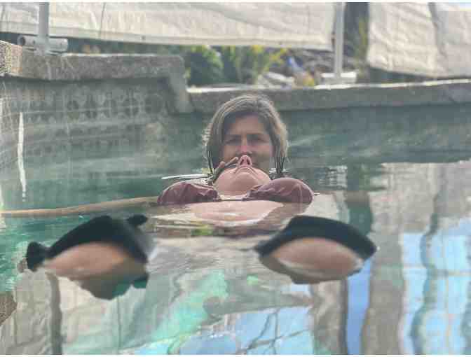 Aquatic Bodywork session with Erin