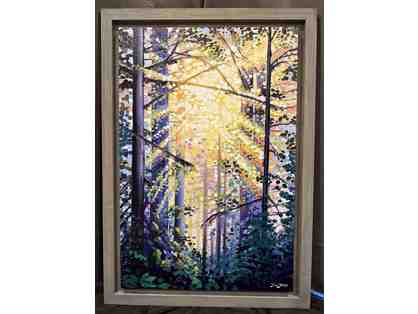 Original painting in custom frame