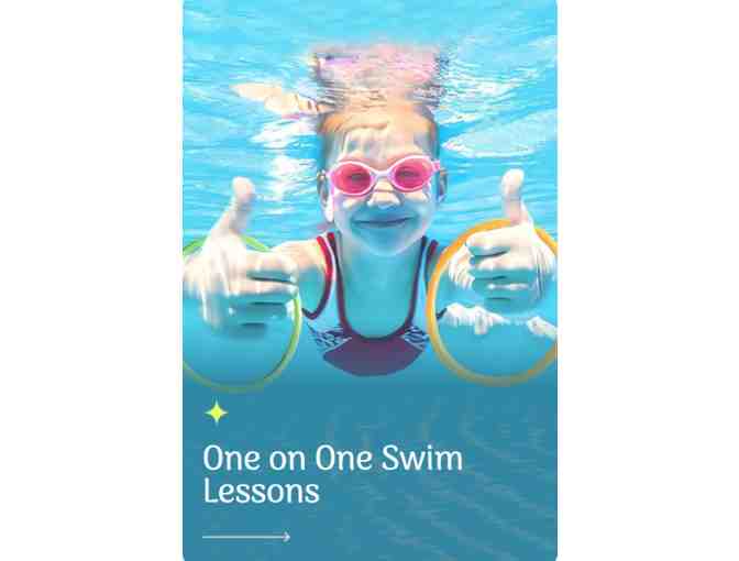3 swim lessons with 1:1 ratio