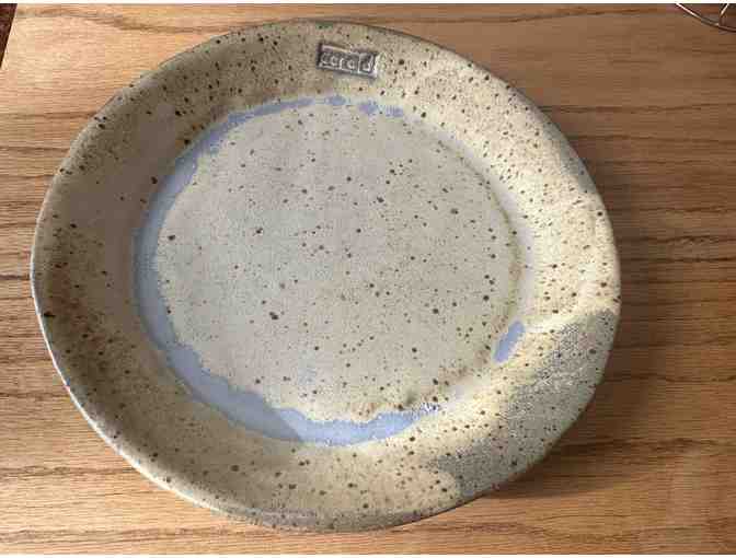 Set of two ceramic plates and bowls made by acclaimed chef Michael Ceraldi