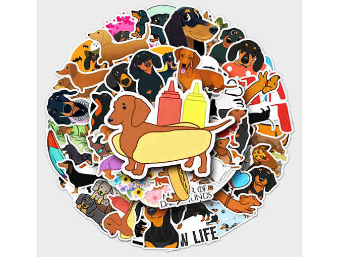 Stickers - 50 Dachshund Stickers - All Different - BUY-IT-NOW!