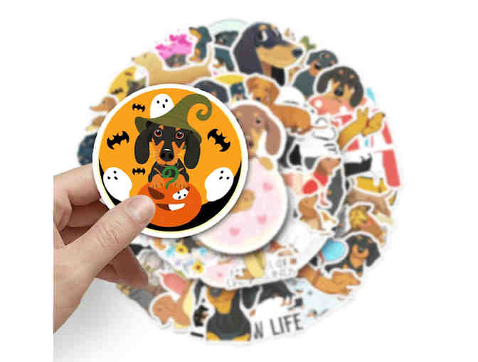 Stickers - 50 Dachshund Stickers - All Different - BUY-IT-NOW!