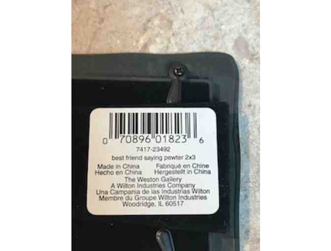 Best Friend Pewter Photo Frame - Holds 2' x 3' photo