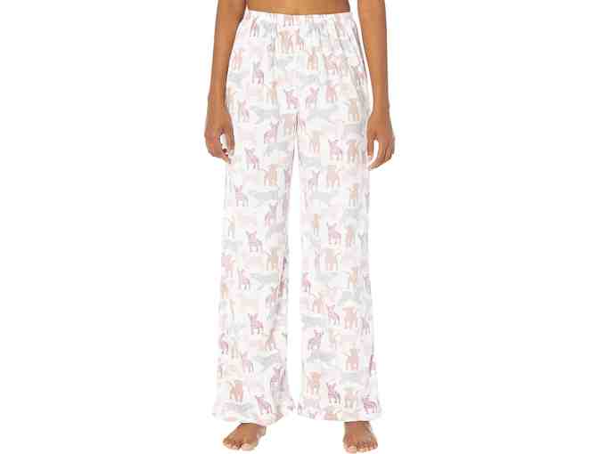 Minky Fleece PJs by Karen Neuburger in Frosty Paws Pattern - Size Large