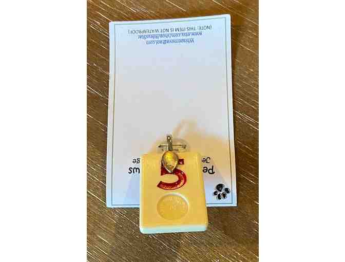 'Keep Calm and Rescue On' Tile Pendant