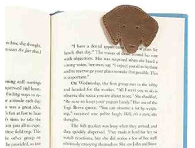 Hide & Drink Doxie Head Bookmark