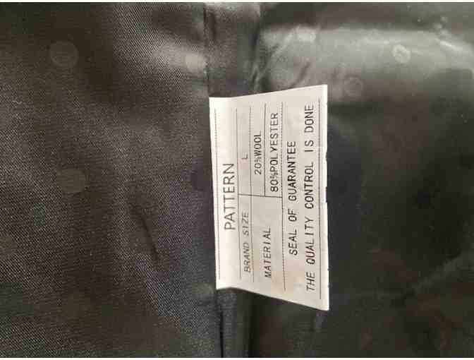 Men's Blue Tweed Retro Suit Vest (Size L)