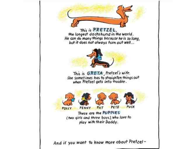 Pretzel and the Puppies Book