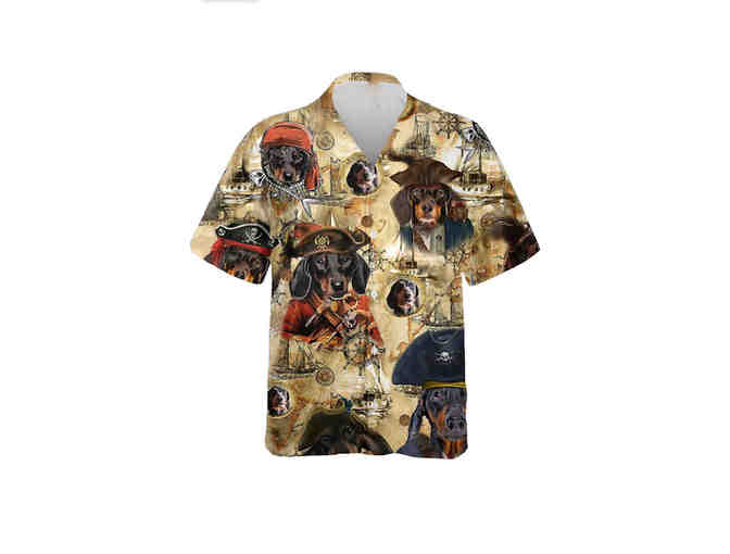 Dachshund Pirate Shirt - Size Small - Photo 1