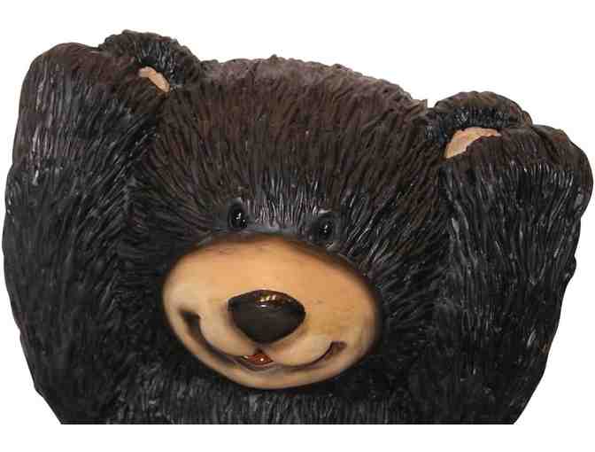 Statuary - Black Bear Playing with Frog - by Alpine Corp