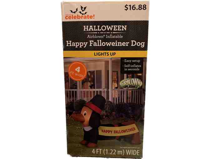Happy Falloweiner Airblown Inflatable Dachshund!!!
