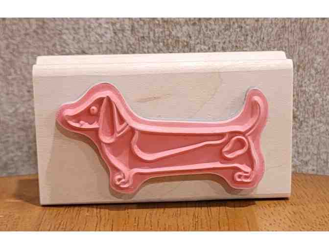 Dachshund Rubber Stamp