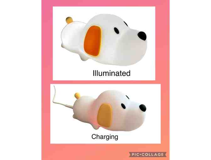 Rechargeable (USB) Rubber/Silicone LED Night Light - Dimmable with timer