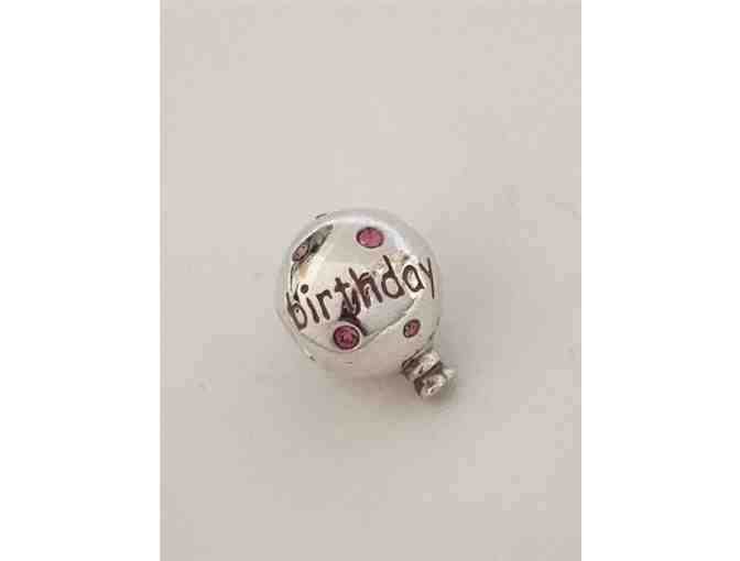 Chamilia Happy Birthday Balloon Fuschia Swarovski Silver 925 Bead
