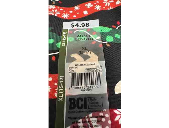 Leggings! Holiday Dachshunds - Size XL (15-17) - No Boundaries Brand