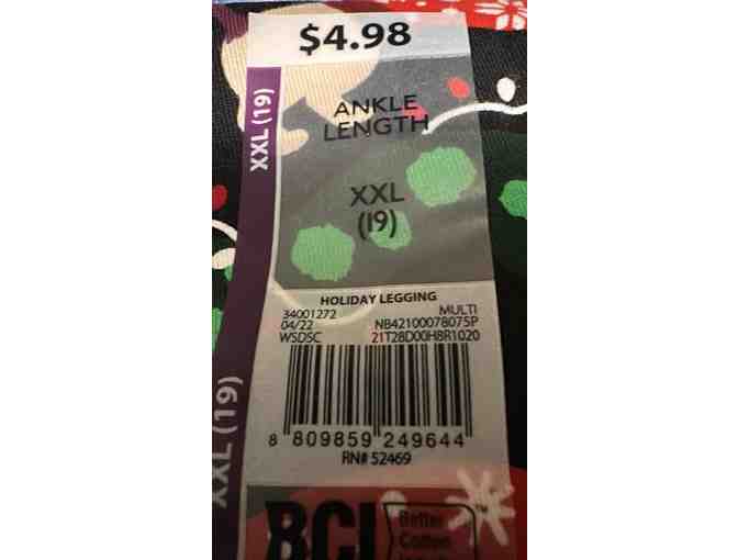 Leggings! Holiday Dachshunds - Size XXL (19) - No Boundaries Brand