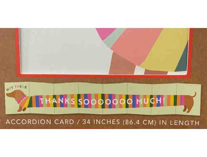 Thank You Sooooooo Much! - Dachshund 34' Long Accordian Cards