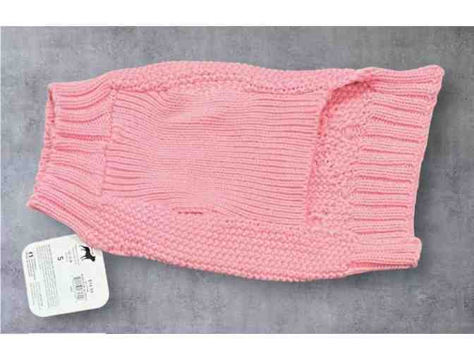 Pink Bond and Company Dog Sweater - Size Small