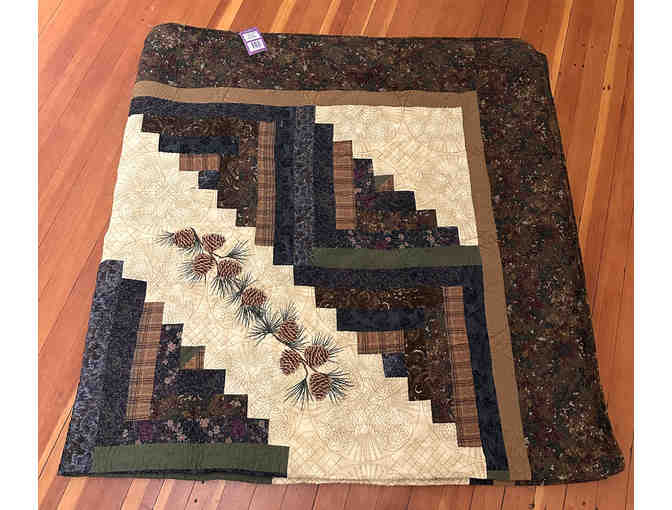 Pine Cone Quilt and Shams Queen/Full