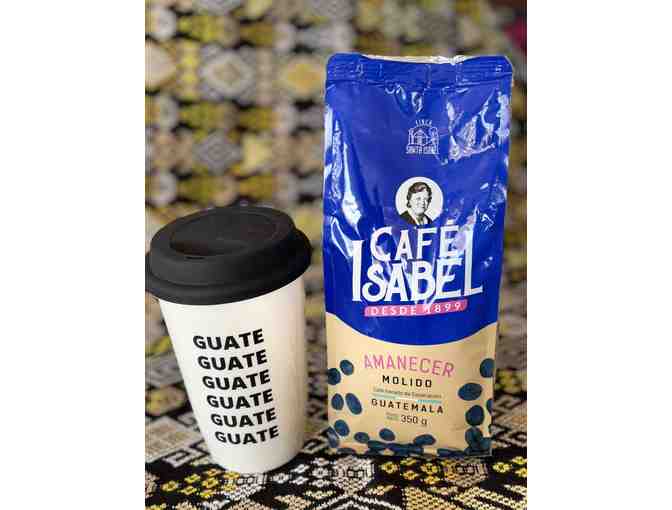 Cafe Isabel & Guatemalan White Ceramic Tumbler