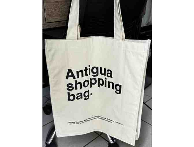 Reusable Tote Bag - Antigua Chicken Bus Edition
