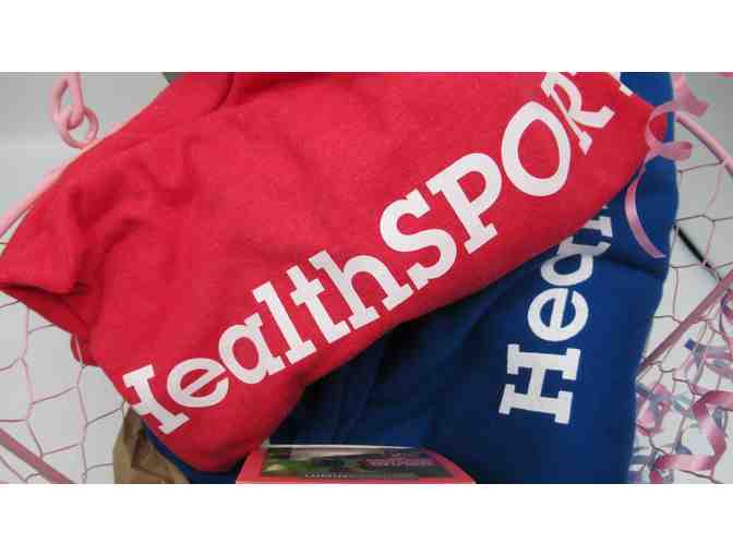 HealthSPORT Goodie Basket with Gift Certificates for Massage and Membership