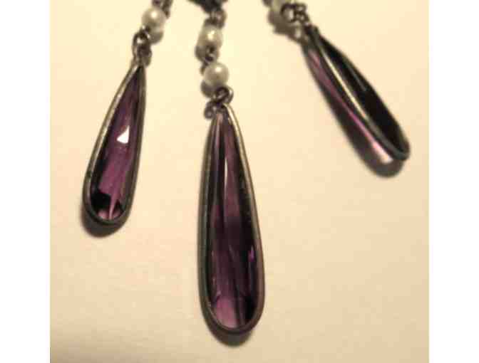 Holly Yashi Necklace with Amethyst Adornments