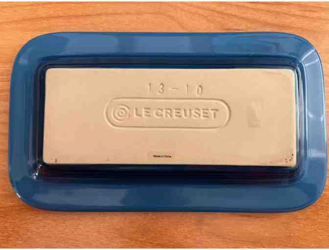 Le Creuset Stoneware Cobalt Blue Butter Dish