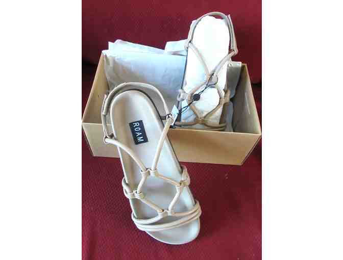 Roam Sandals 'Linky' Vegan Leather Sandals - Size 8 - Biscuit Color