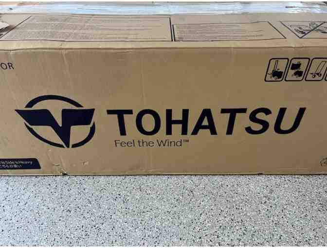 TOHATSU 5HP PROPANE OUTBOARD 4 STROKE SHORT SHAFT WHITE 5HP PROPANE