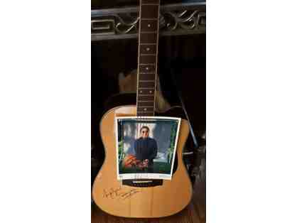 Acoustic Guitar Signed by Vince Gill and Amy Grant!