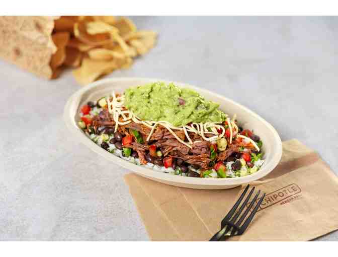 Swan Boats of Boston- 4 Boat Ride Passes & Chipotle 2 Entrees + 1 Chips and Queso Cards