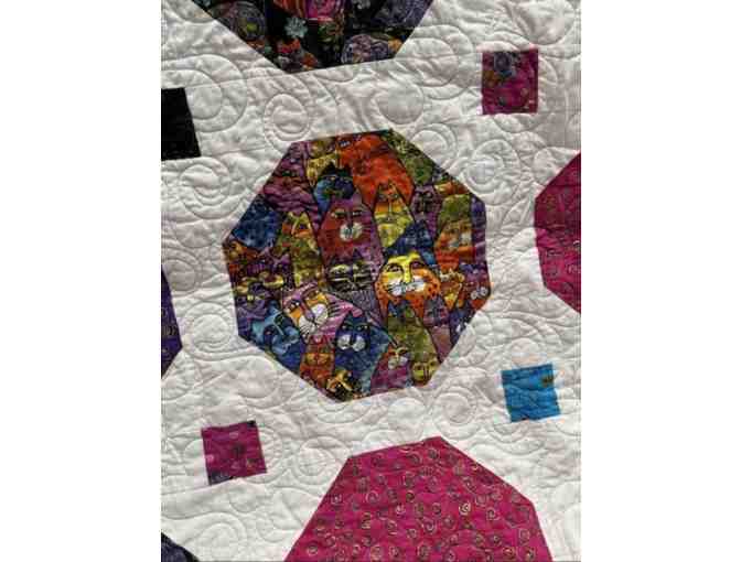 Fancy Felines Handmade Quilt