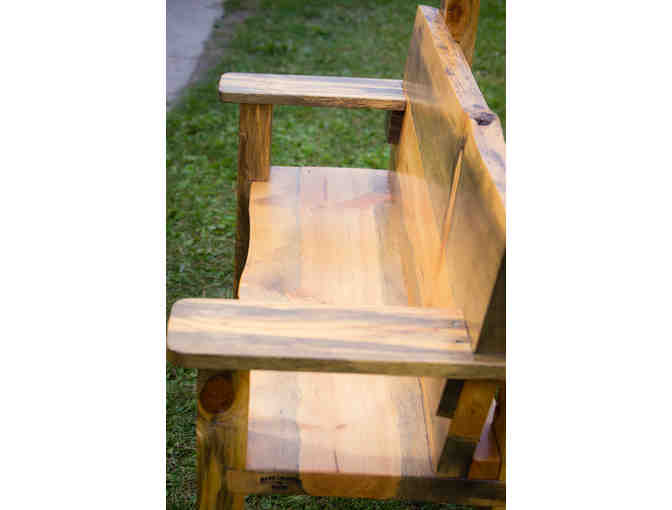 Custom Made Solid Wood Bench