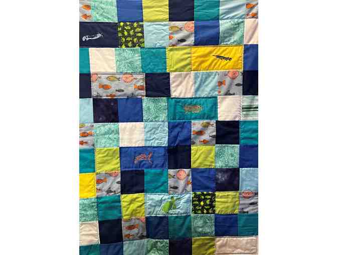 Handmade: Quilt - Turtles, Oceans, Marine Life - by EmmaLee Eng (Riverside Reptiles) - Photo 2