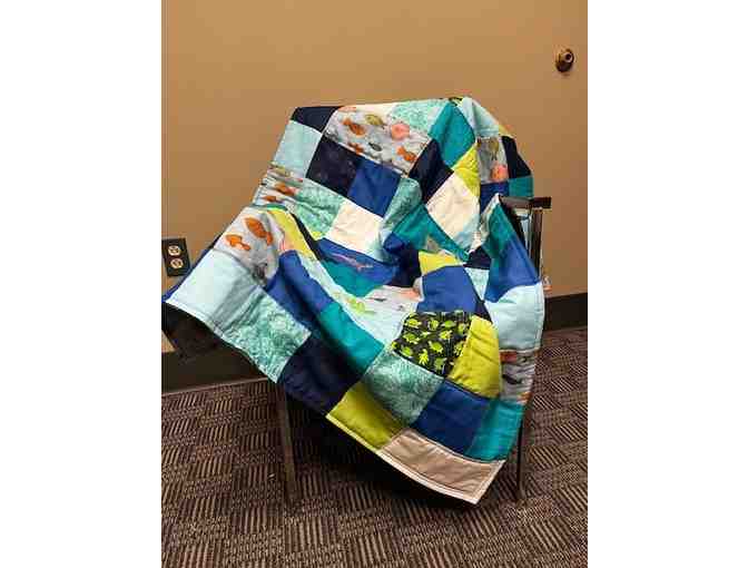 Handmade: Quilt - Turtles, Oceans, Marine Life - by EmmaLee Eng (Riverside Reptiles) - Photo 1