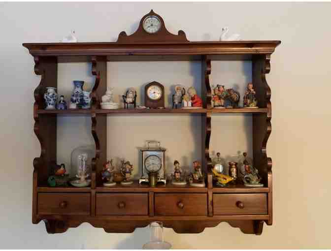 Furniture, Vintage (1950) - Plate Shelf (Mid-Century Modern)