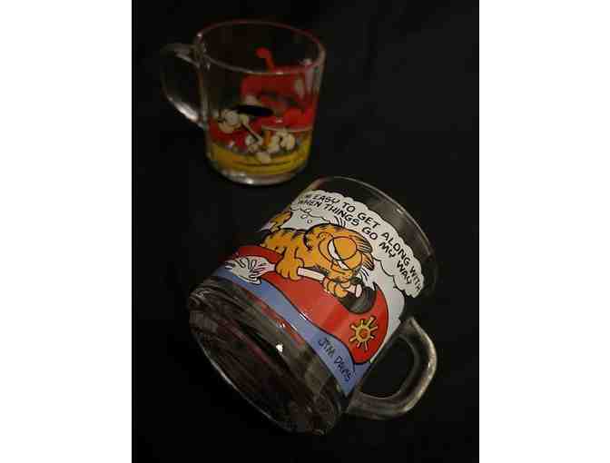 Garfield / McDonald's (1978) - 2 Mugs (New, Employee Promo)