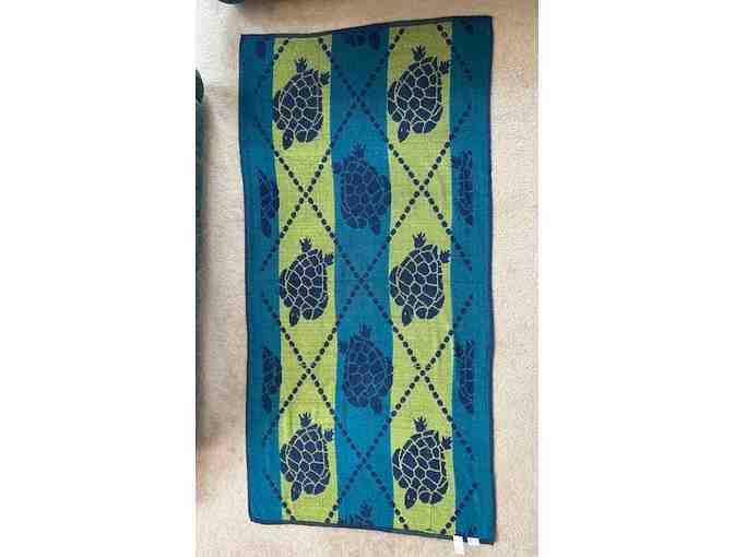 Turtle BEACH TOWEL - Cute, Large Size (72'x36')