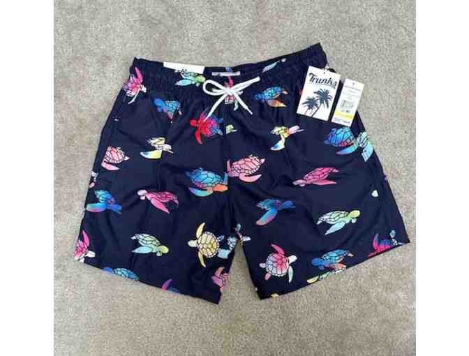 Bathing Suit: TURTLES (New, Size Medium, Trunks Co) - Photo 1