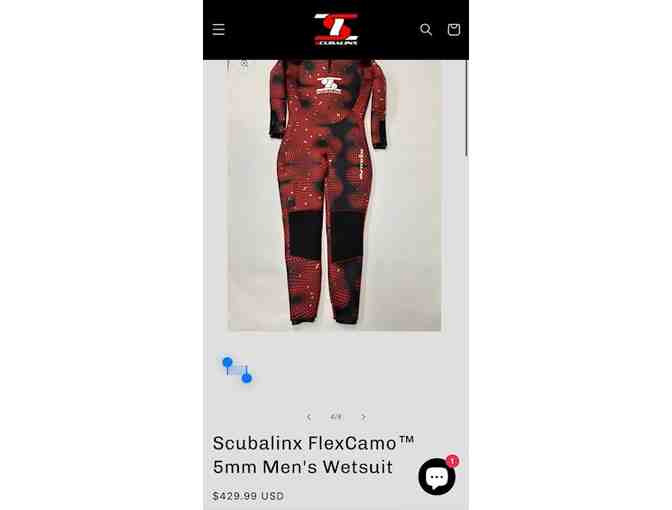 Wetsuit: MENS 5mm (Winner picks Size/Color) - FREE Shipping)