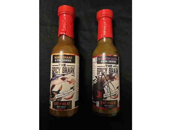 HOTTEST: New, SHARK, 2 Hot SAUCES (+Holster) - Newest 'Spicy Shark' Items