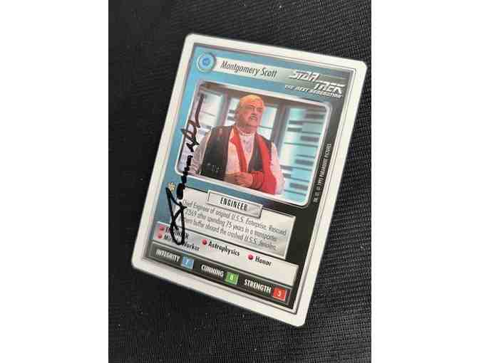 3 AUTOGRAPH: Star Trek ('Scotty', James Dohan) - 1995 Collector's Card