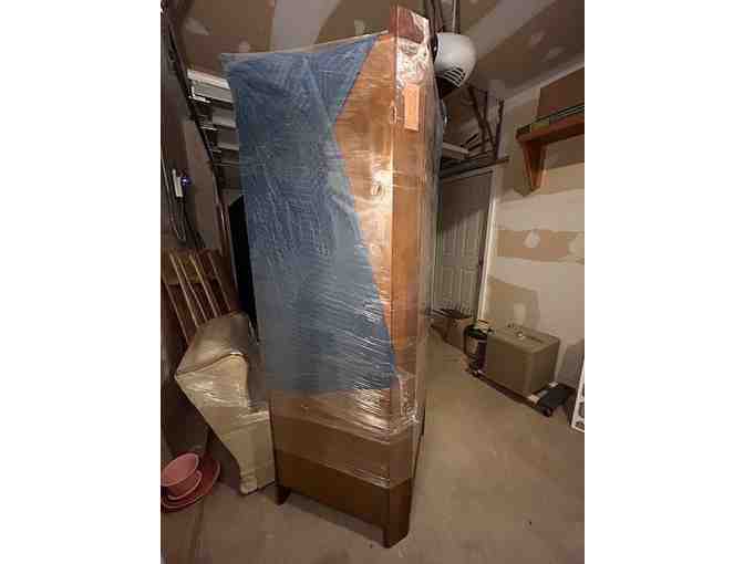 VINTAGE 1960's China Closet (Corner) - Mid-Century Modern, Original Receipts - Photo 9