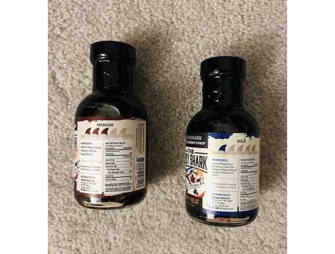 HOT SAUCE (New, 'Hot SYRUP') Spicy Shark - 'Hot Maple + Blueberry' (2 bottles)