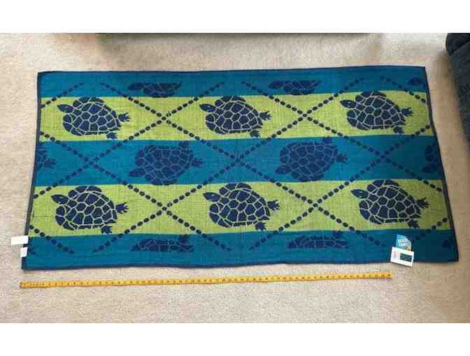 BEACH Towel (TURTLES) - Reversible, Super-Sized (72' x 36')