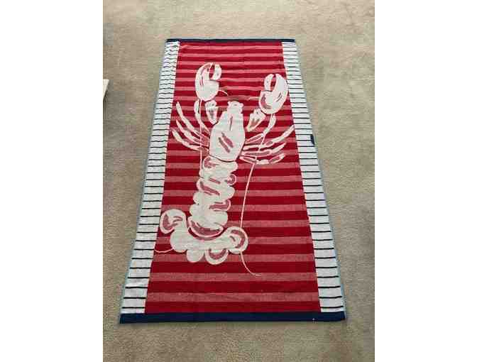 TOWEL Lobster (Luxury Oversized, 6ft x 3ft - Beach/Bath)